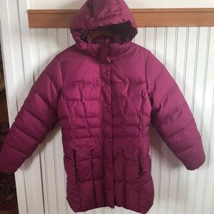 LLBean Trail Model Down Hooded Parka size L